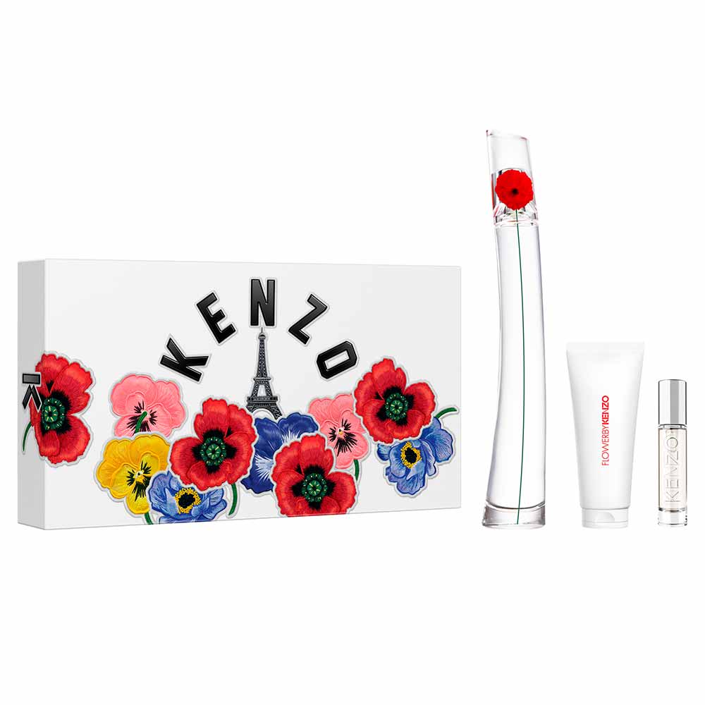 Coffret Kenzo Flower By Kenzo Kit Perfume Feminino - EDP + Loção